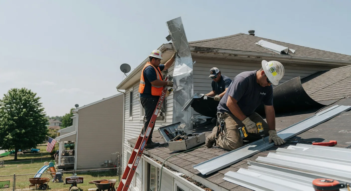 Storm Damage Metal Roof Repair in Gold Bar, WA